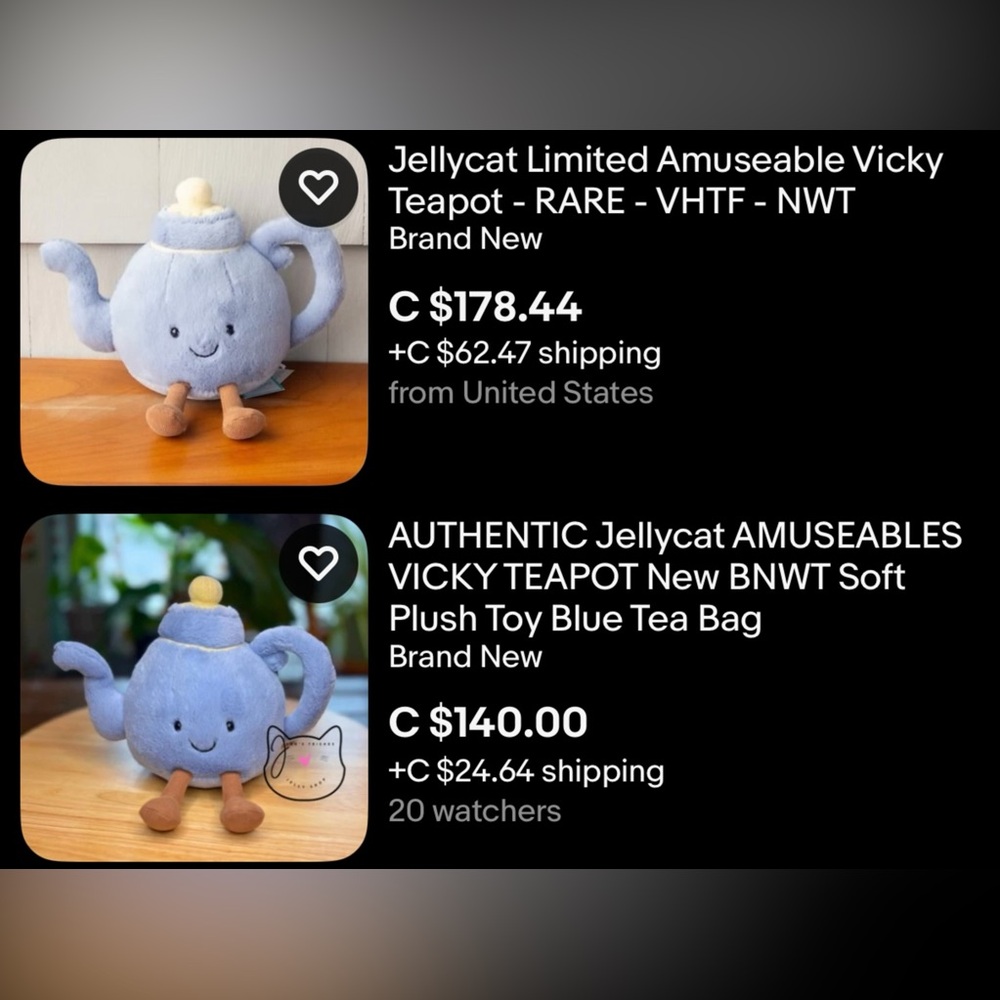 Jellycat Amuseables Vicky Teapot - Picture 7 of 7